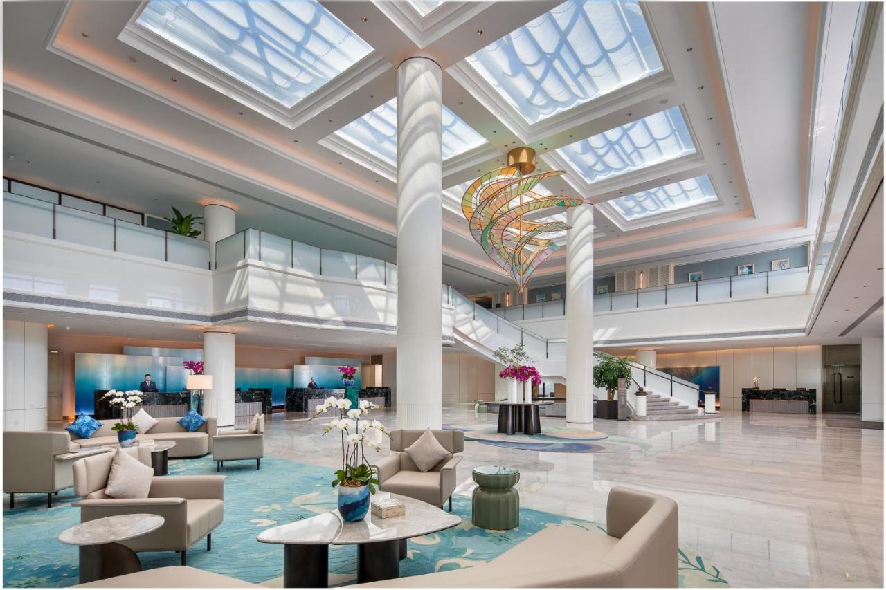 Xiamen International Seaside Hotel -Hotel Corridor Leads To The Stone Exhibition Hall מראה חיצוני תמונה